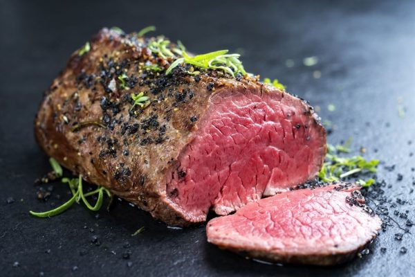 1 Rose Veal Tenderloin Fillet Steaks 225g