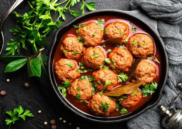 Buffalo Meatballs 240g, 12 in pack