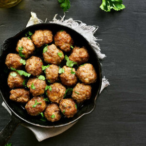 Kangaroo Meatballs 240g, 12 in a pack