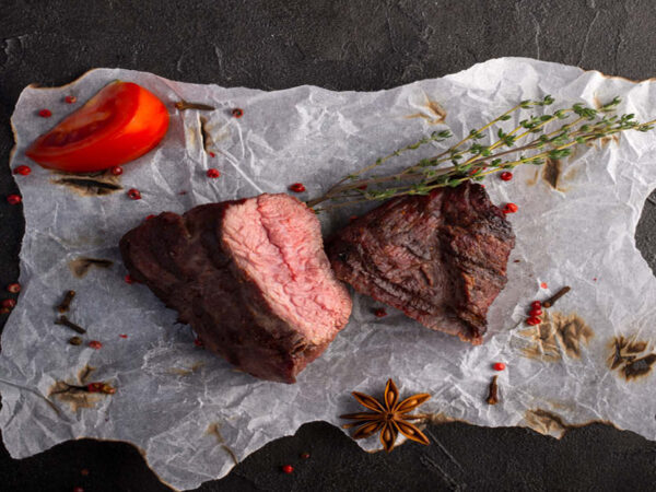 Partially Cooked Ostrich Fillet 250g, 2 in a pack