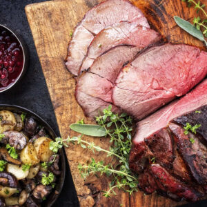 Venison Haunch Roast 1kg, in a pack