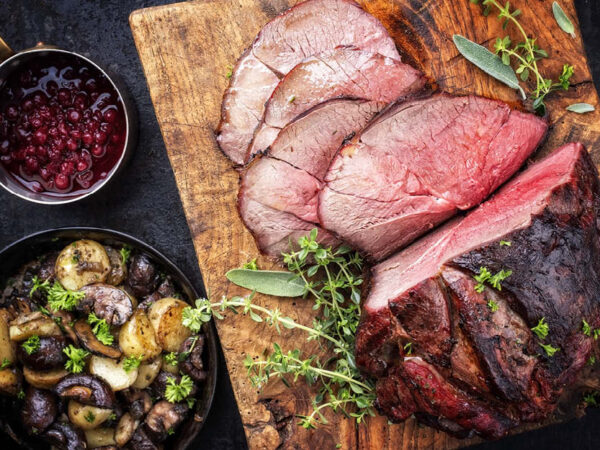 Venison Haunch Roast 1kg, in a pack